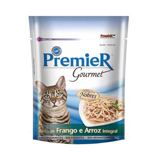 Ração Úmida Premier Gourmet Gatos Sachê Frango e Arroz Integral 70g é boa?
