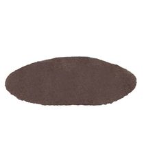 Tapete-Oval-La-de-Carneiro-Natural-Marrom-Petwool