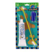 Kit-Escova-Dedeira-e-Creme-Dental-Amarelo-Azul-Amarelo-Santoro