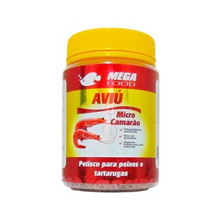 Petisco Aviú para Peixes e Tartarugas Mega Food