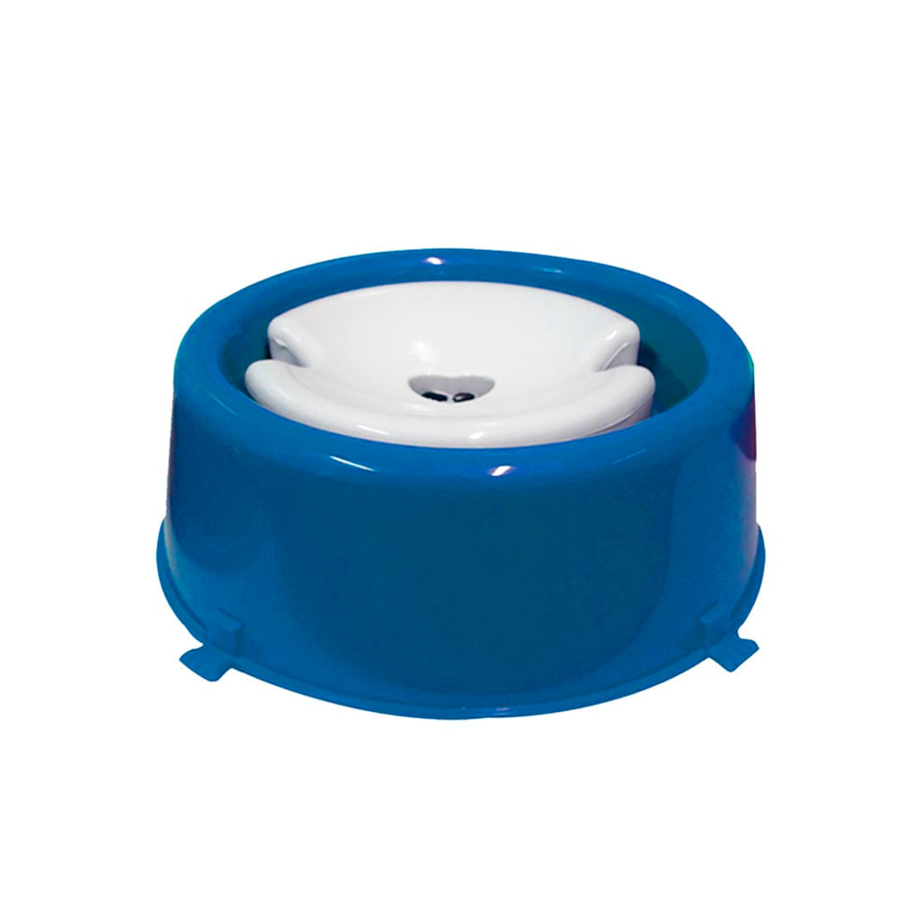 Bebedouro Classic Pelos Longos Furacão Pet Azul