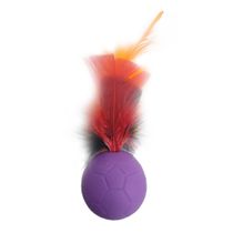 Bola-Gato-Pena-Roxa-Animania