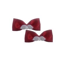 Enfeite-Lacinho-com-Folha-Bichinho-Chic-Vermelho