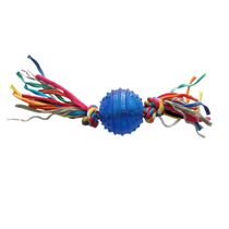 Bola-Borracha-Azul-com-Fitas-Pawise