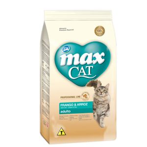 Ração Max Cat Profissional Line Adulto Frango e Arroz Menor preço em Ração Max Cat Profissional Line Adulto Frango e Arroz