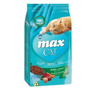 Ração Max Cat Adultos Buffet Cordeiro e Frango Menor preço em Ração Max Cat Adultos Buffet Cordeiro e Frango