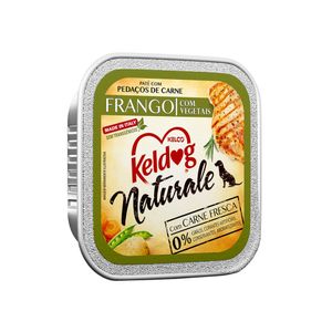 Ração Úmida Keldog Naturale Cães Frango com Vegetais - 100 g