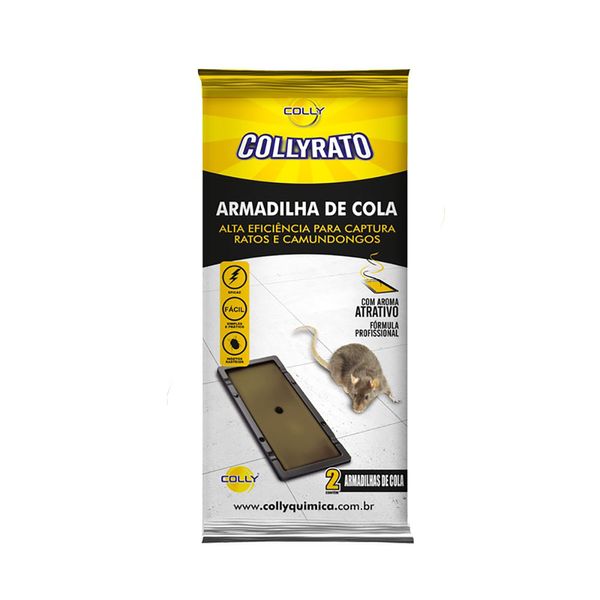 Armadilha Adesiva Collyrato para Ratos e Camundongos Único