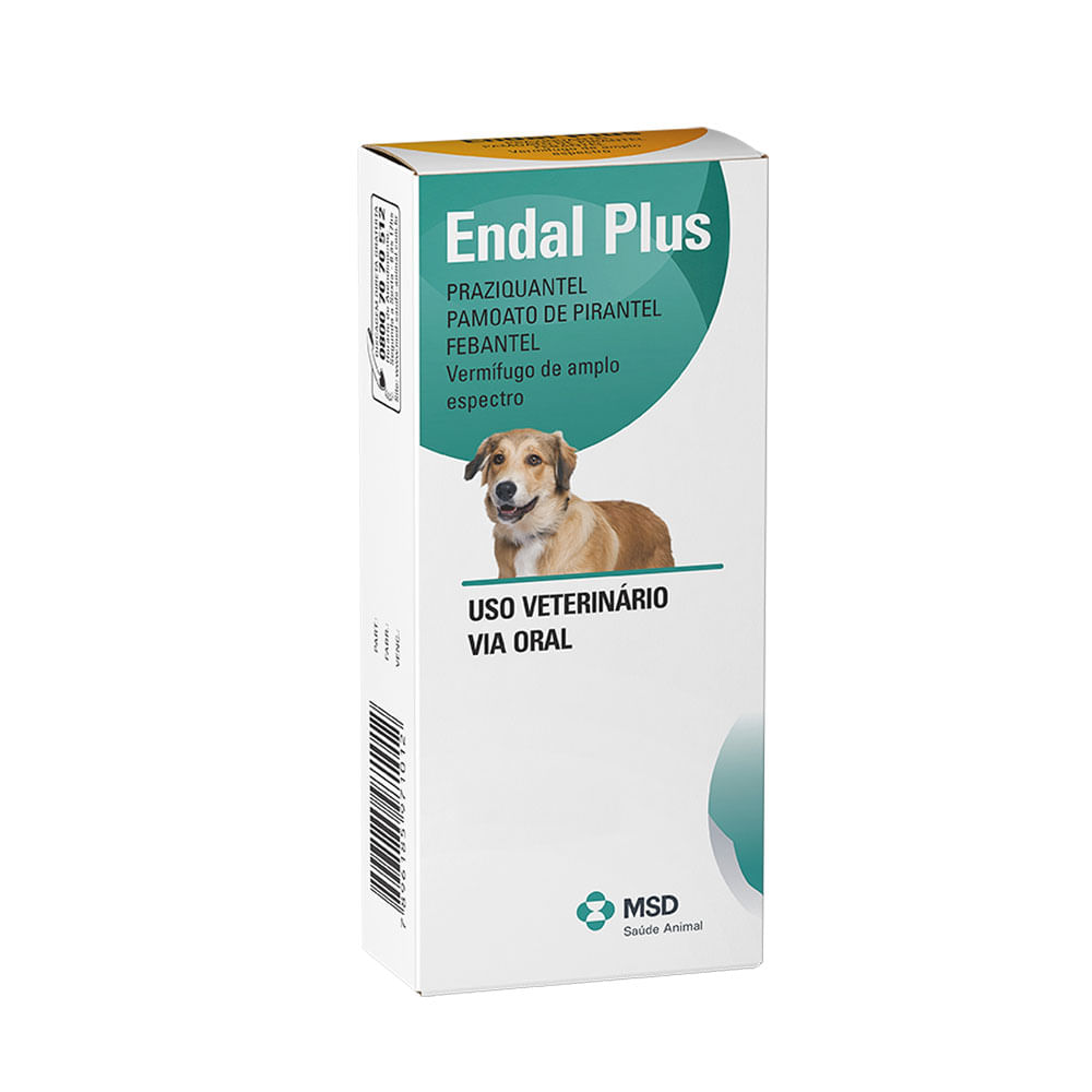 Vermífugo Endal Plus para Cães
