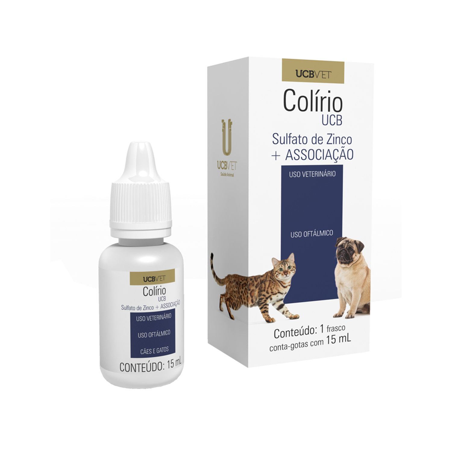 Colírio para Cães e Gatos UCB Vet