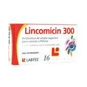Antibiótico Lincomicin 300 com 16 Comprimidos