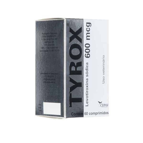 Tyrox 600 mg Repositor Hormonal 60 comprimidos