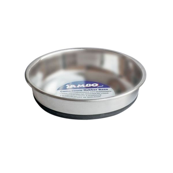 Comedouro para Gatos Inox Jambo 500 ml