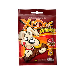 Petisco Bifinho XisDog Carne - 65 g