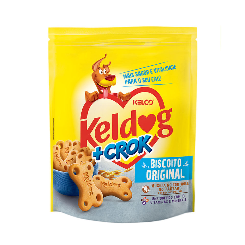 Biscoito Keldog +Crock Original Kelco