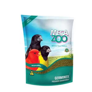 Ração Megazoo Pássaros Granívoros Germinex - 350 g
