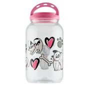 Pote Plástico Dog Bandeirante Rosa