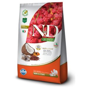 Ração N&D Quinoa Cães Adultos Skin & Coat Peixe