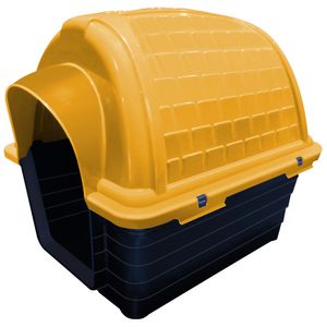 Casa Plástica Iglu Amarela Furacão Pet Menor preço em Casa Plástica Iglu Amarela Furacão Pet