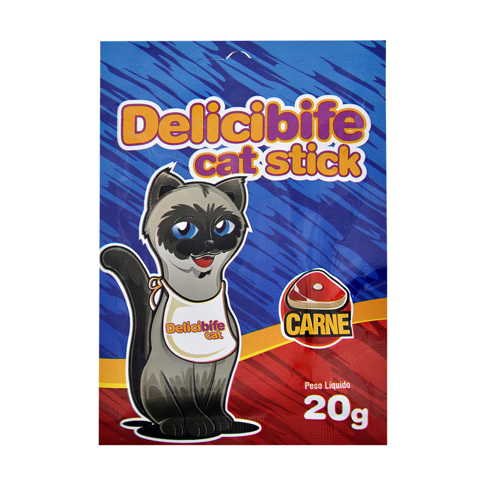 Petisco para Gatos Stick Delicibife Carne