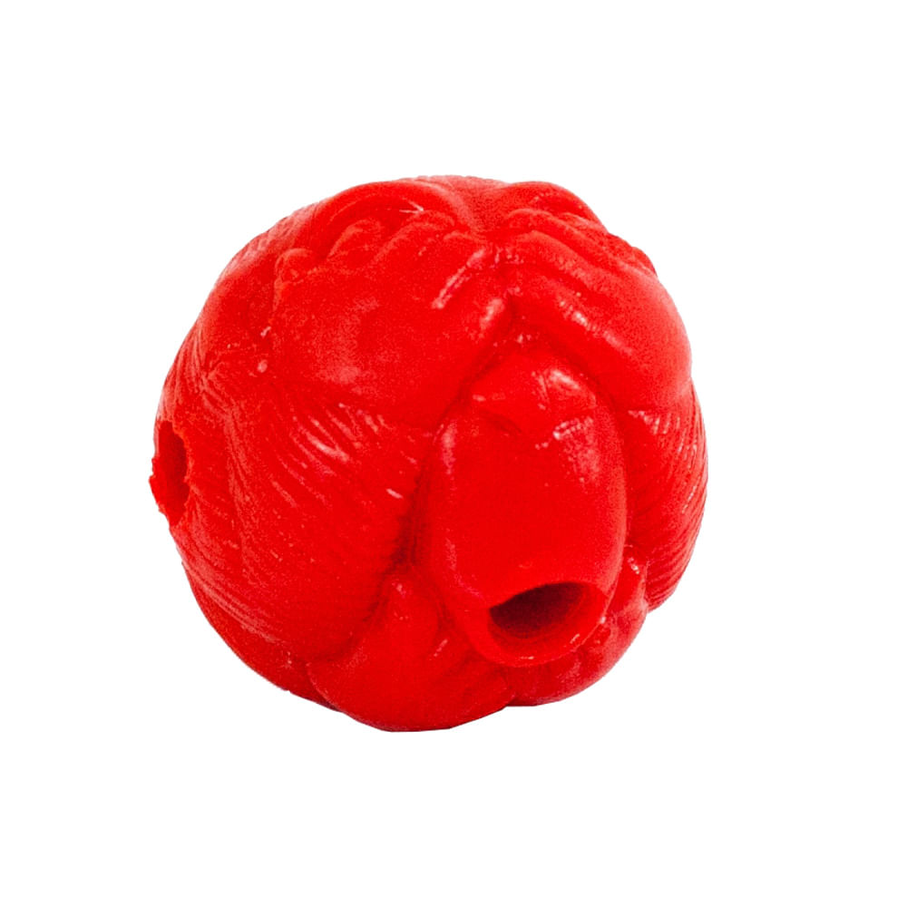Bolinha Recheável Macaquinho Vermelha Pet Games