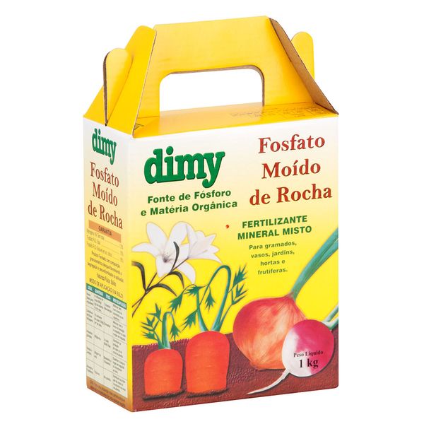 Fertilizante Fosfato de Rocha Dimy 1kg
