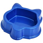 Comedouro Plástico Gatos Azul Triton Dog