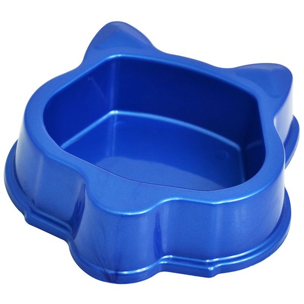 Comedouro Plástico Gatos Azul Triton Dog 160 ml