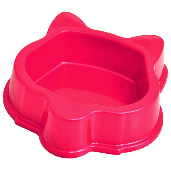 Comedouro Plástico Gatos Rosa Triton Dog 160 ml