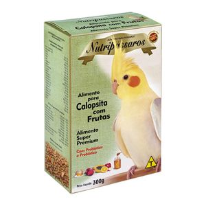 Ração para Calopsita com Frutas Nutripássaros - 300 g