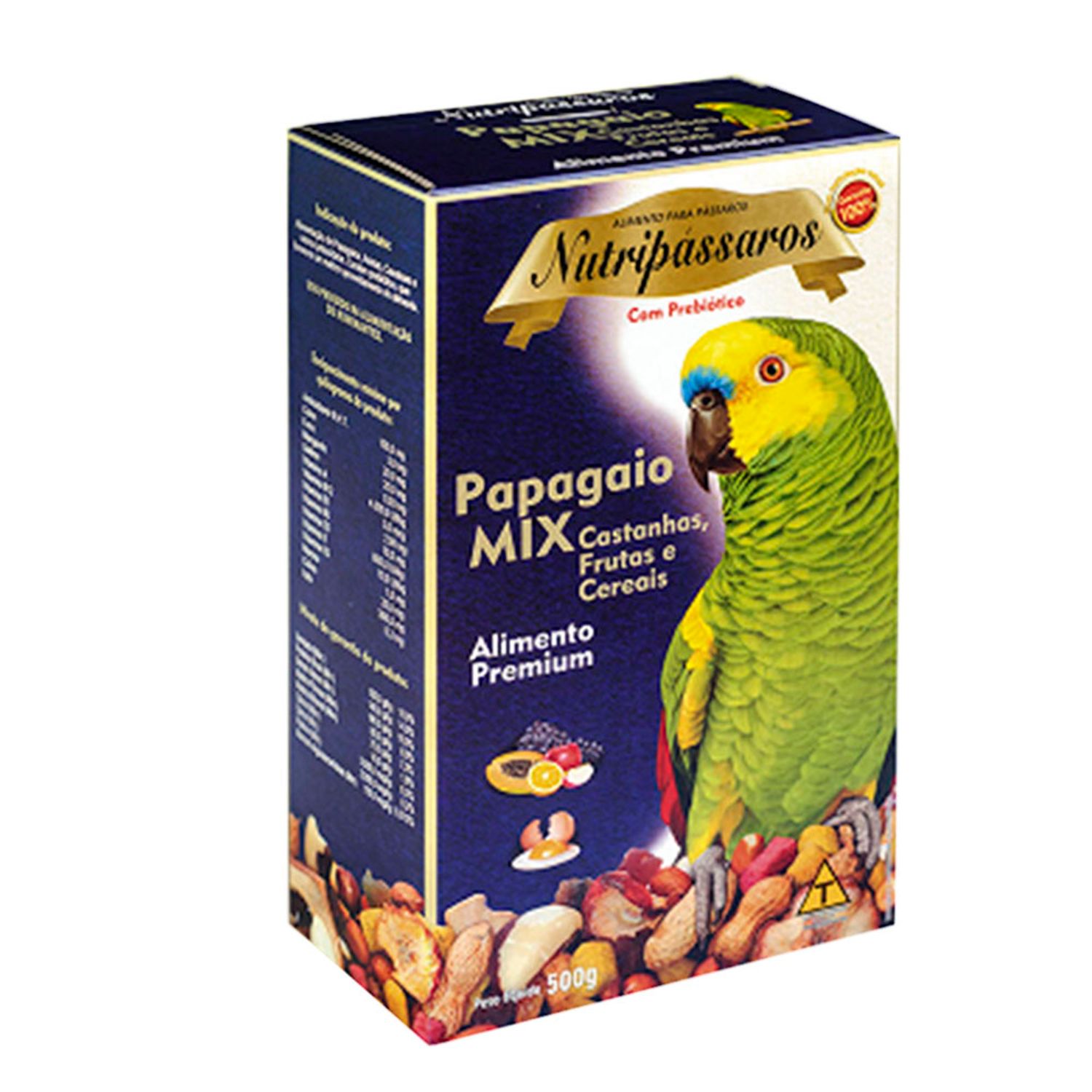 Racao-Mix-para-Papagaio-Nutripassaros-Castanhas-Frutas-e-Cereais-Premium-500g