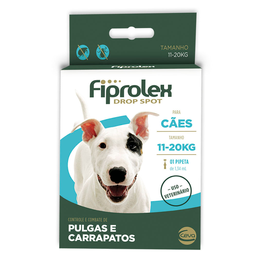Antipulgas Fiprolex Cães Drop Spot 11 a 20kg