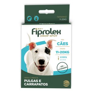 Antipulgas Fiprolex Cães Drop Spot 11 a 20kg - 1,34 ml