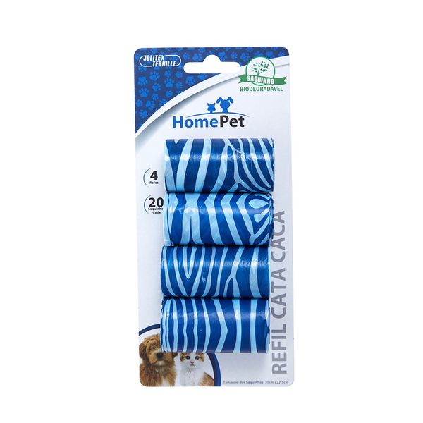 Refil Saquinhos Higiênicos Azul HomePet Único