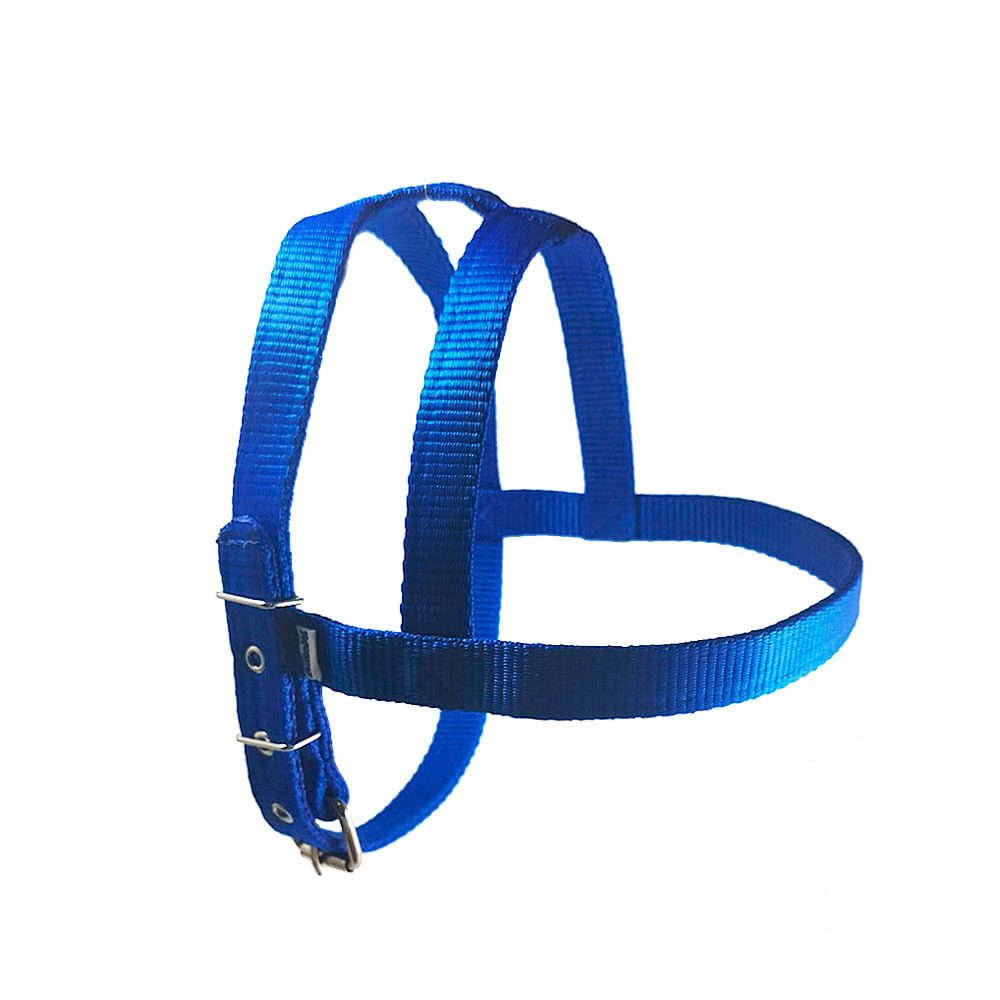 Peitoral Nylon Azul Santa Fé Pet
