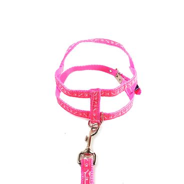 Peitoral Pata e Osso Rosa Santa Fé Pet