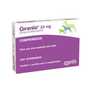 Antiemético Cerenia 24mg - 4 comprimidos