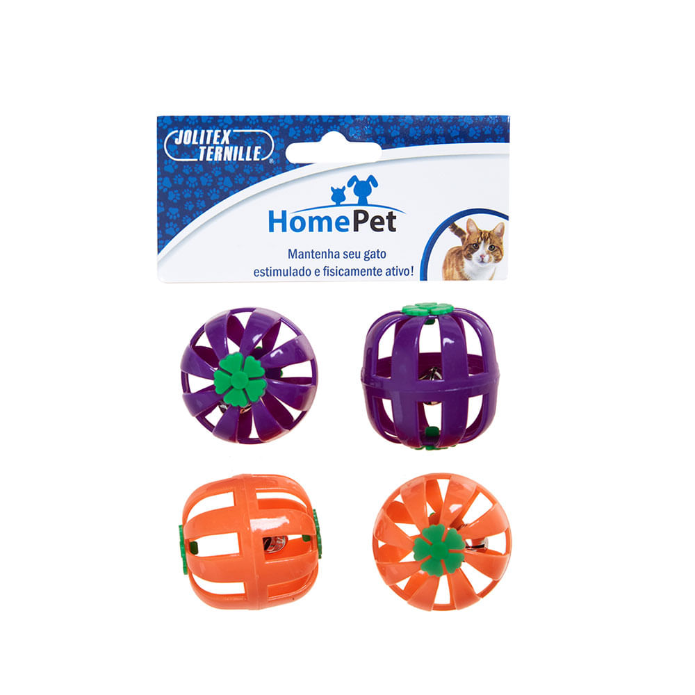 Brinquedo Kit Bolinhas Guizo HomePet