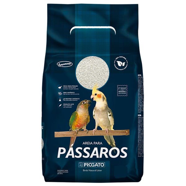Areia Higiênica para Pássaros ProGato 1,3 kg