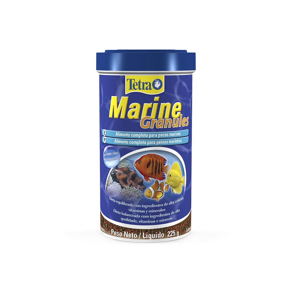 Ração Marine Granules para Peixes Marinhos Tetra