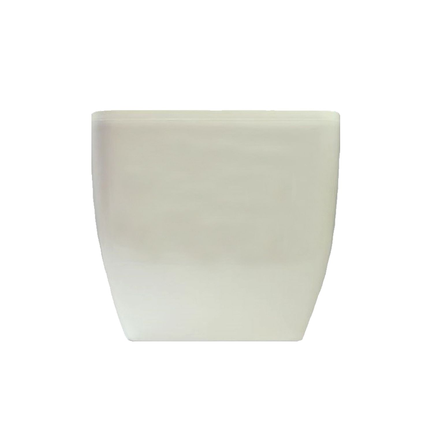 Vaso Oxford Quadrado Branco FG Import