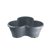 Vaso para Plantas Treviso Cinza FG Import