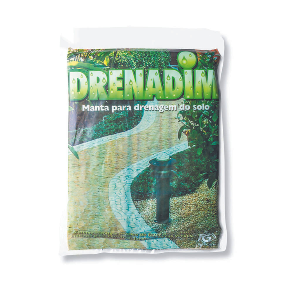 Manta para Drenagem do Solo Drenadim