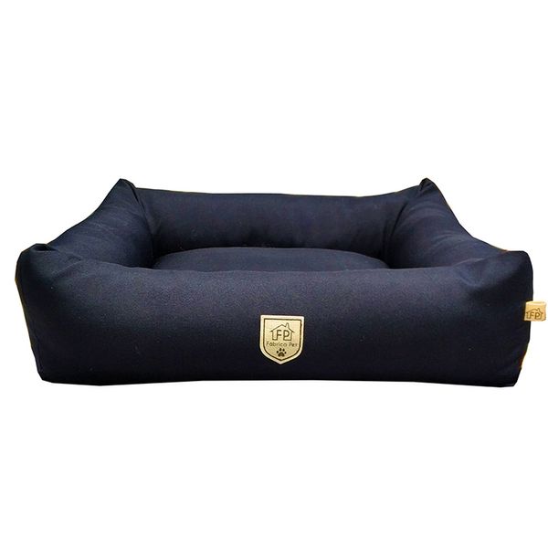 Cama Retangular Fábrica Pet Azul P