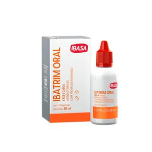 Antibacteriano Ibatrim para Cães e Gatos Ibasa - 20 ml