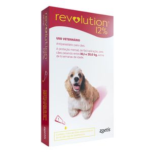 Antipulgas Revolution 12% para Cães de 10,1kg a 20kg