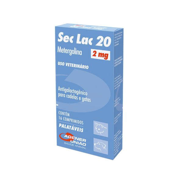 Sec Lac Antigalactogênico para Cadelas e Gatas 2mg