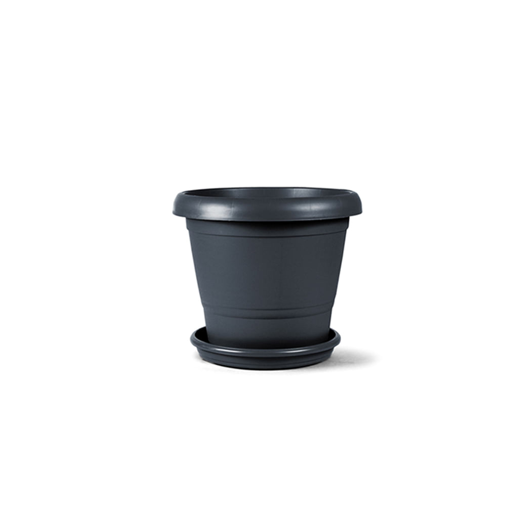 Vaso Plástico Terracota Nutriplan Preto