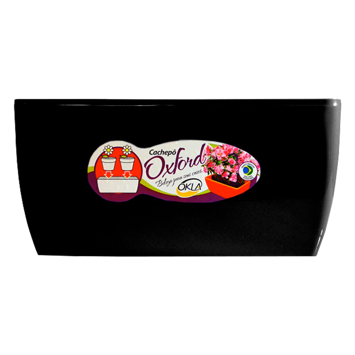 Vaso Oxford Preto FG Import