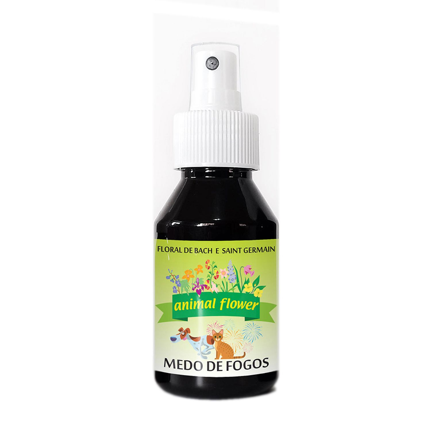 Floral Vet Spray Medo de Fogos Animal Flower